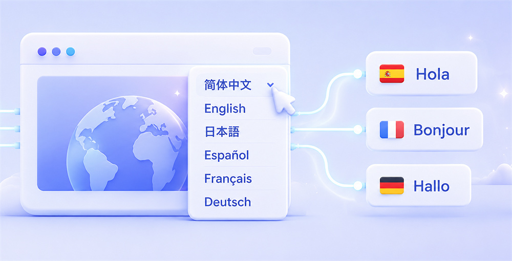 外贸多语言建站